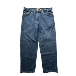 Men's Levi's 550 Relaxed Fit Denim Jeans Size 38x29 Classic Blue Everyday Wear
